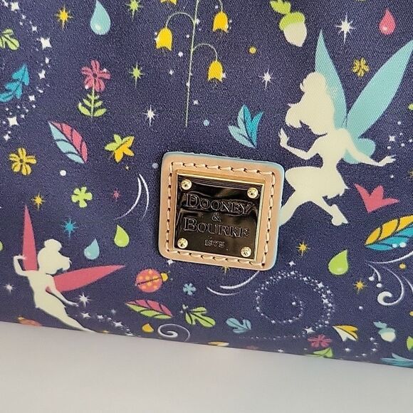 Dooney & Bourke Navy Blue Hobo Bag with Fairy Print - Picture 2 of 16